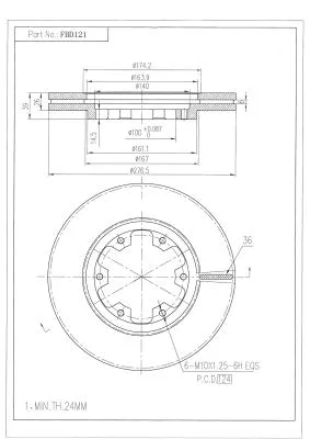 Brake Disc (FBD121)