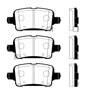 Brake Pad Set, disc brake (FBP4378)