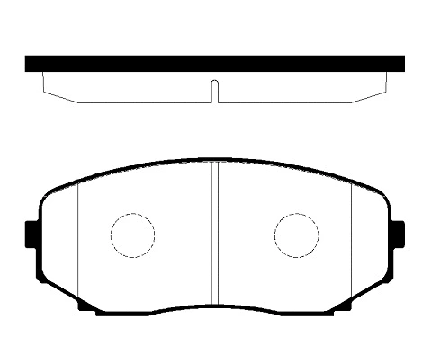 Brake Pad Set, disc brake (FBP4342)