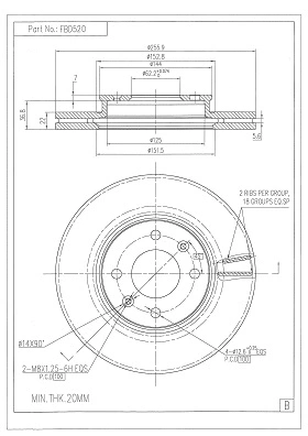 Brake Disc (FBD520)