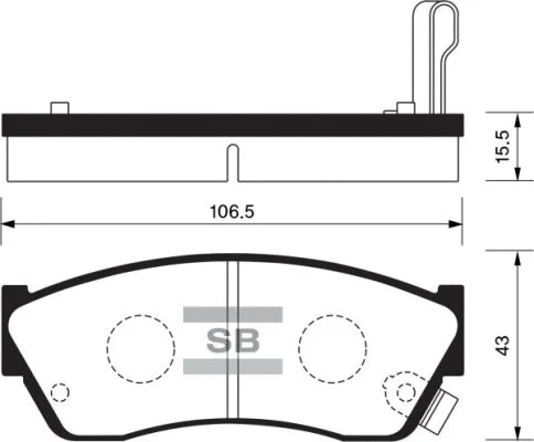 Brake Pad Set, disc brake (FBP2009)