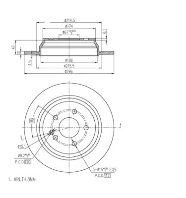 Brake Disc (FBD271)