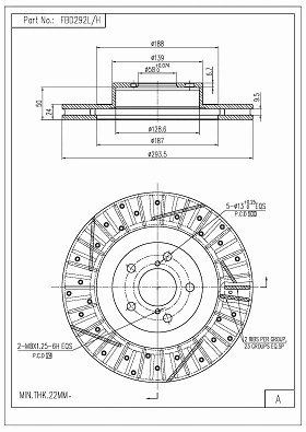 Brake Disc (FBD292L/H)