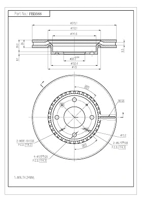 Brake Disc (FBD388)