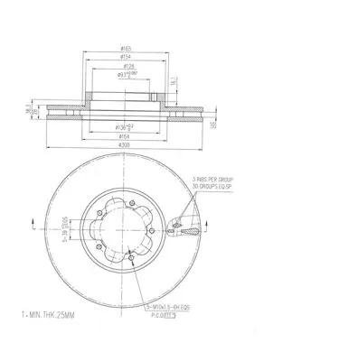 Brake Disc (FBD270)