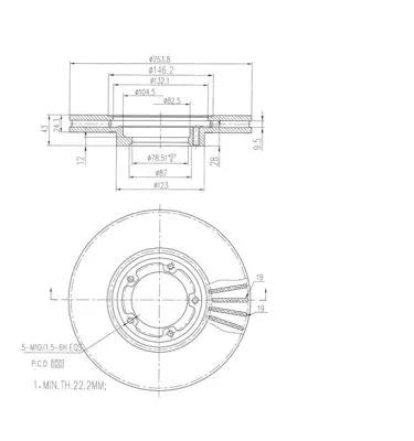 Brake Disc (FBD276)