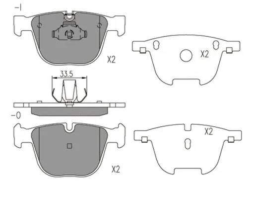 Brake Pad Set, disc brake (FBP4194)