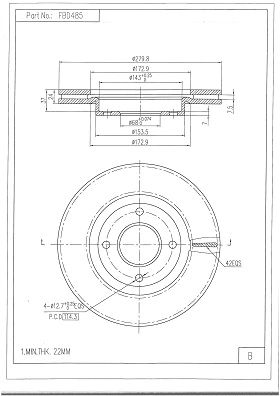 Brake Disc (FBD485)