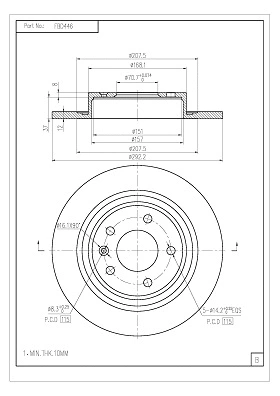 Brake Disc (FBD446)