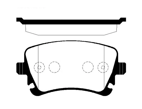 Brake Pad Set, disc brake (FBP4281)
