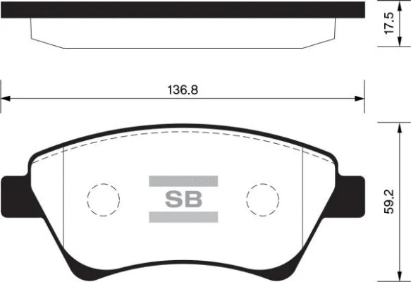 Brake Pad Set, disc brake (FBP1413)