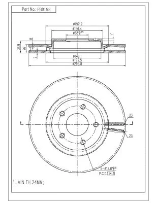 Brake Disc (FBD193)