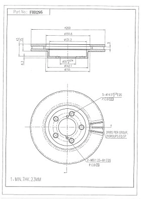 Brake Disc (FBD295)