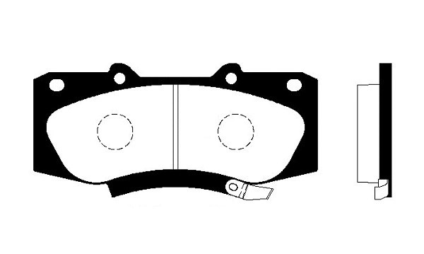 Brake Pad Set, disc brake (FBP4377)