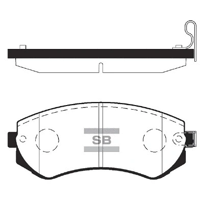 Brake Pad Set, disc brake (FBP4207)