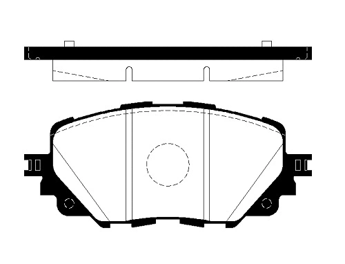 Brake Pad Set, disc brake (FBP4348)