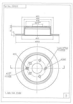 Brake Disc (FBD512)