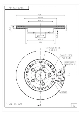 Brake Disc (FBD466)