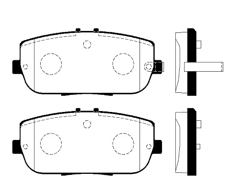Brake Pad Set, disc brake (FBP4349)