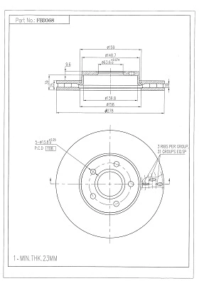 Brake Disc (FBD368)