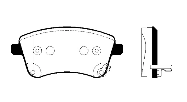 Brake Pad Set, disc brake (FBP4380)
