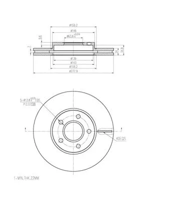 Brake Disc (FBD273)