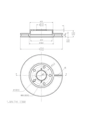 Brake Disc (FBD289)