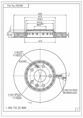 Brake Disc (FBD460)