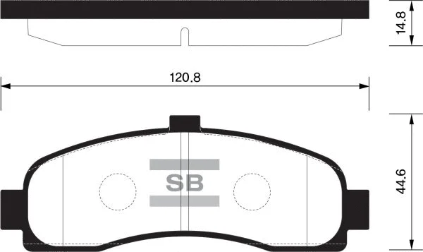 Brake Pad Set, disc brake (FBP1586)