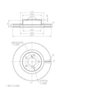 Brake Disc (FBD291)