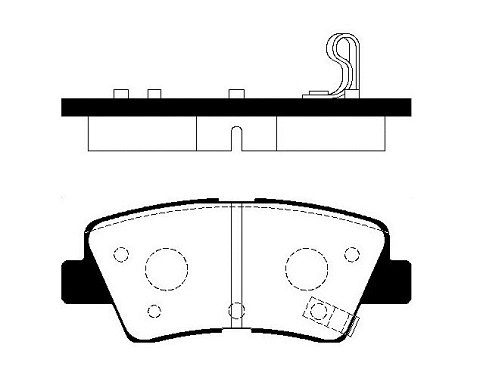Brake Pad Set, disc brake (FBP4282)