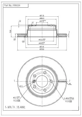 Brake Disc (FBD229)