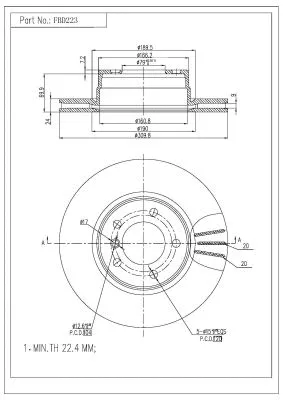 Brake Disc (FBD223)