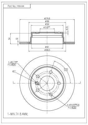 Brake Disc (FBD108)