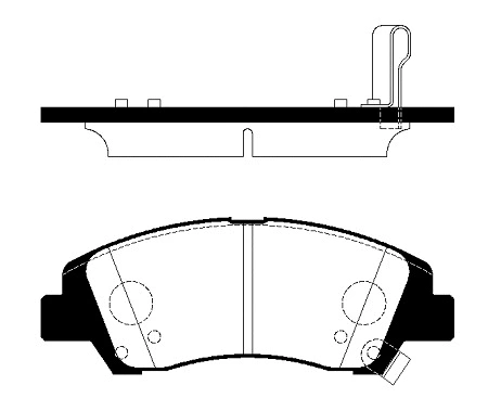 Brake Pad Set, disc brake (FBP4335)