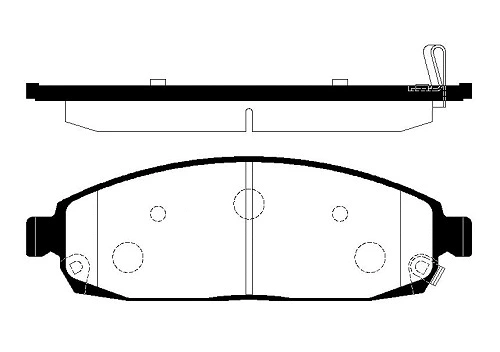 Brake Pad Set, disc brake (FBP4337)