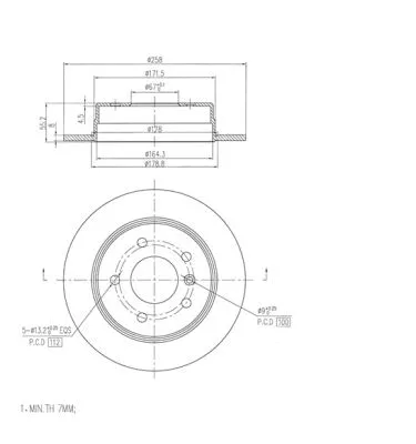 Brake Disc (FBD274)
