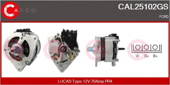 Alternator (CAL25102GS)
