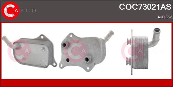 Oil Cooler, engine oil (COC73021AS)