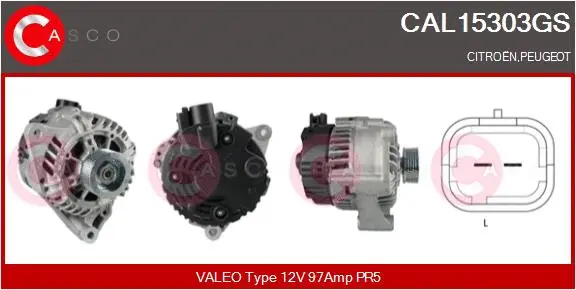 Alternator (CAL15303GS)