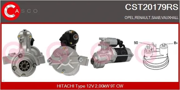 Starter (CST20179RS)
