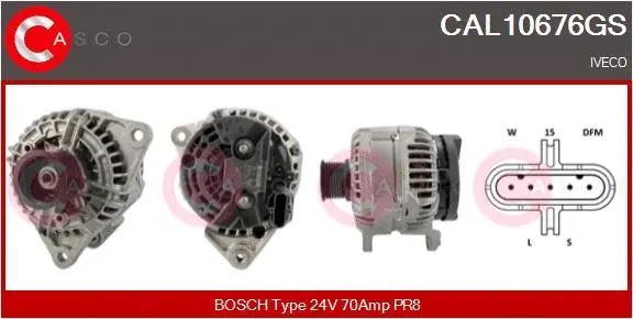 Alternator (CAL10676GS)