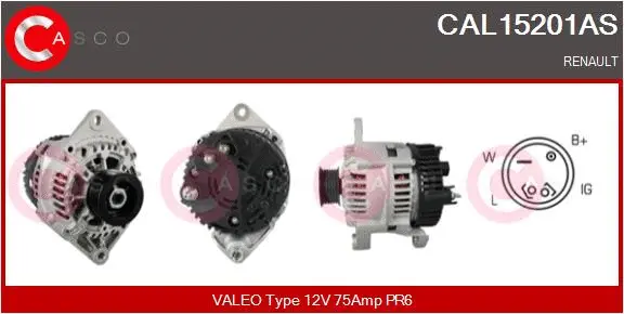 Alternator (CAL15201AS)