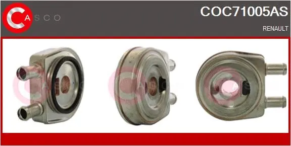 Oil Cooler, engine oil (COC71005AS)