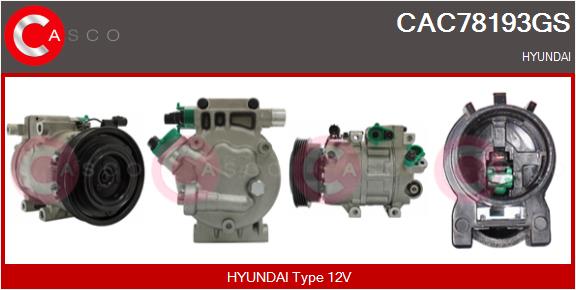Compressor, air conditioning (CAC78193GS)
