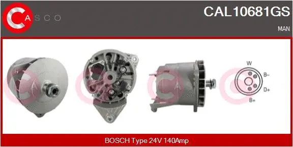 Alternator (CAL10681GS)