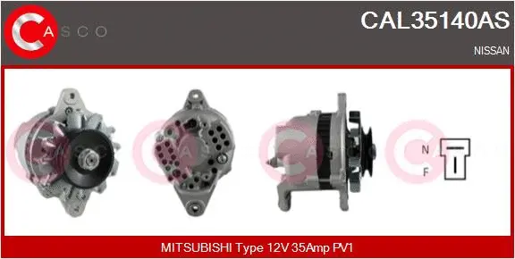 Alternator (CAL35140AS)