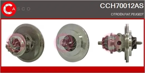 Core assembly, turbocharger (CCH70012AS)
