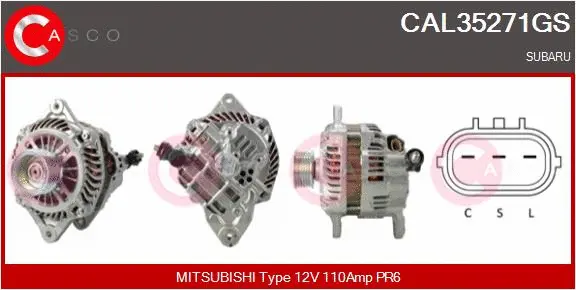 Alternator (CAL35271GS)