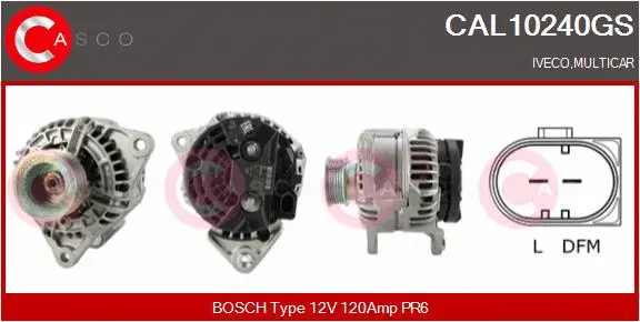 Alternator (CAL10240GS)